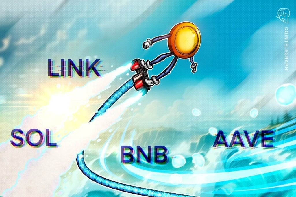 Bitcoin test support for bnb, sol, link, aave prep