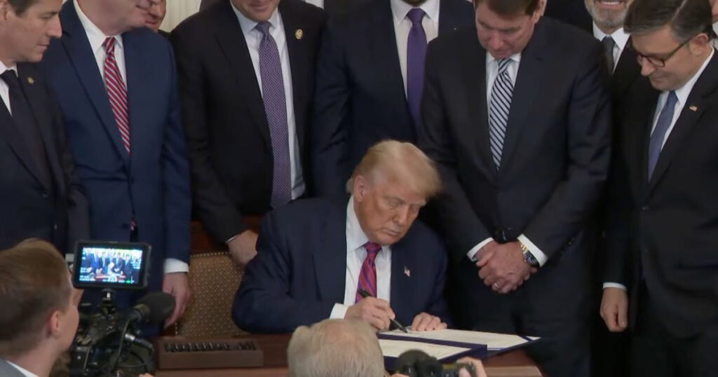 Trump signs laws on genius behaviour and turns america into