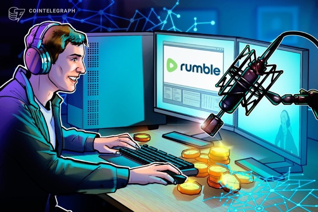 Rumble releases btc tips to 51 million users of streaming